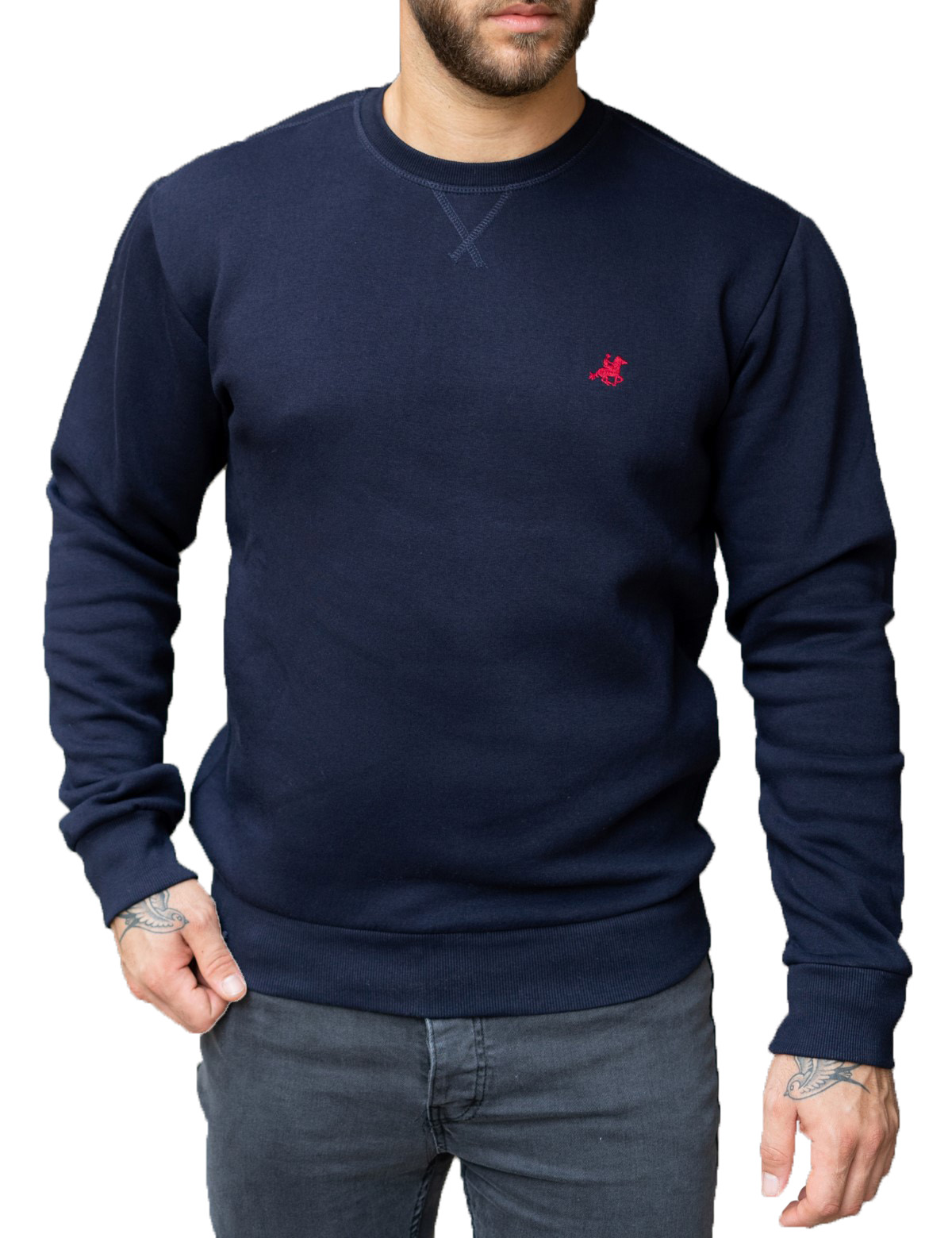Us Grand Polo ανδρικό μπλε φούτερ USF175C φωτογραφία
